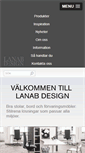 Mobile Screenshot of lanabdesign.se